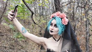 Halloween Cosplayes lány hátsó bejáratba kefélve