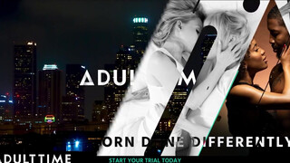 Adult Time - Szőrös muffos fiatal lány lovagol