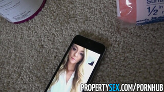 PropertySex - a spiné gyorsan rábukott a faszomra