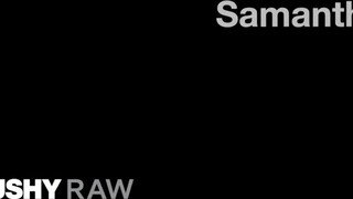 TUSHYRAW - Samantha a izgató méretes csöcsű bige
