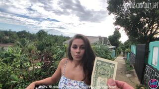 Forró spanyol picsa egy dollárért kap baszást
