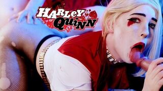 Méretes pöcs a harley quinn jelmezben - Mollyredwolf csábítása